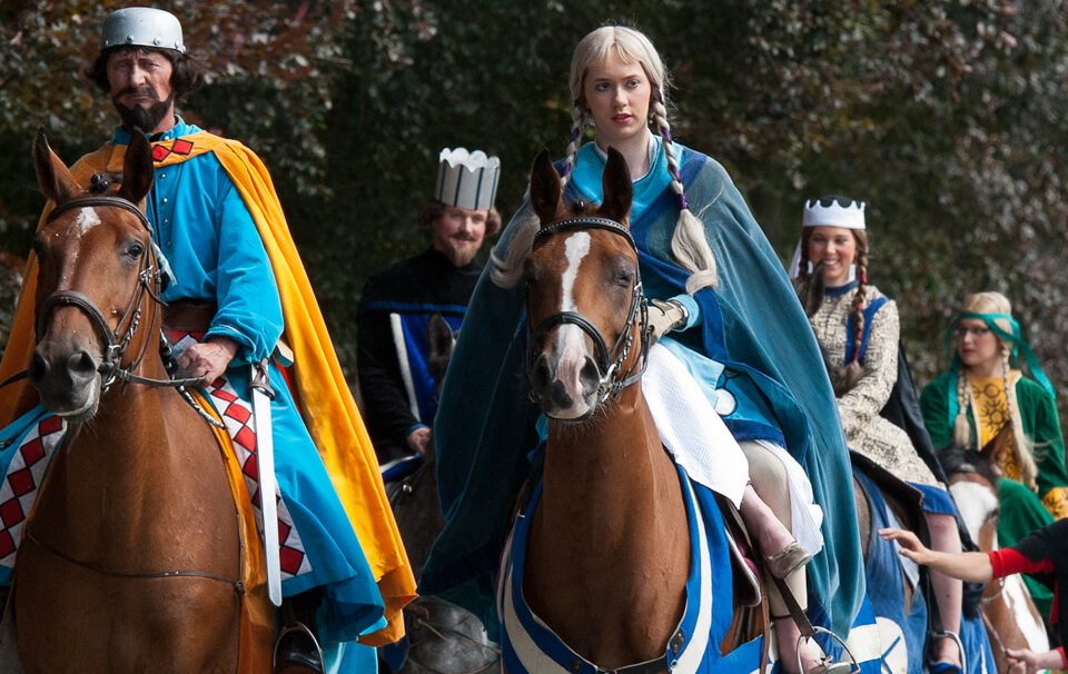 Banner Processie Paarden